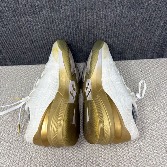 Under Armour Charged Controller Curry Gold White Basketball Shoes Mens Size 10.5 main image 4